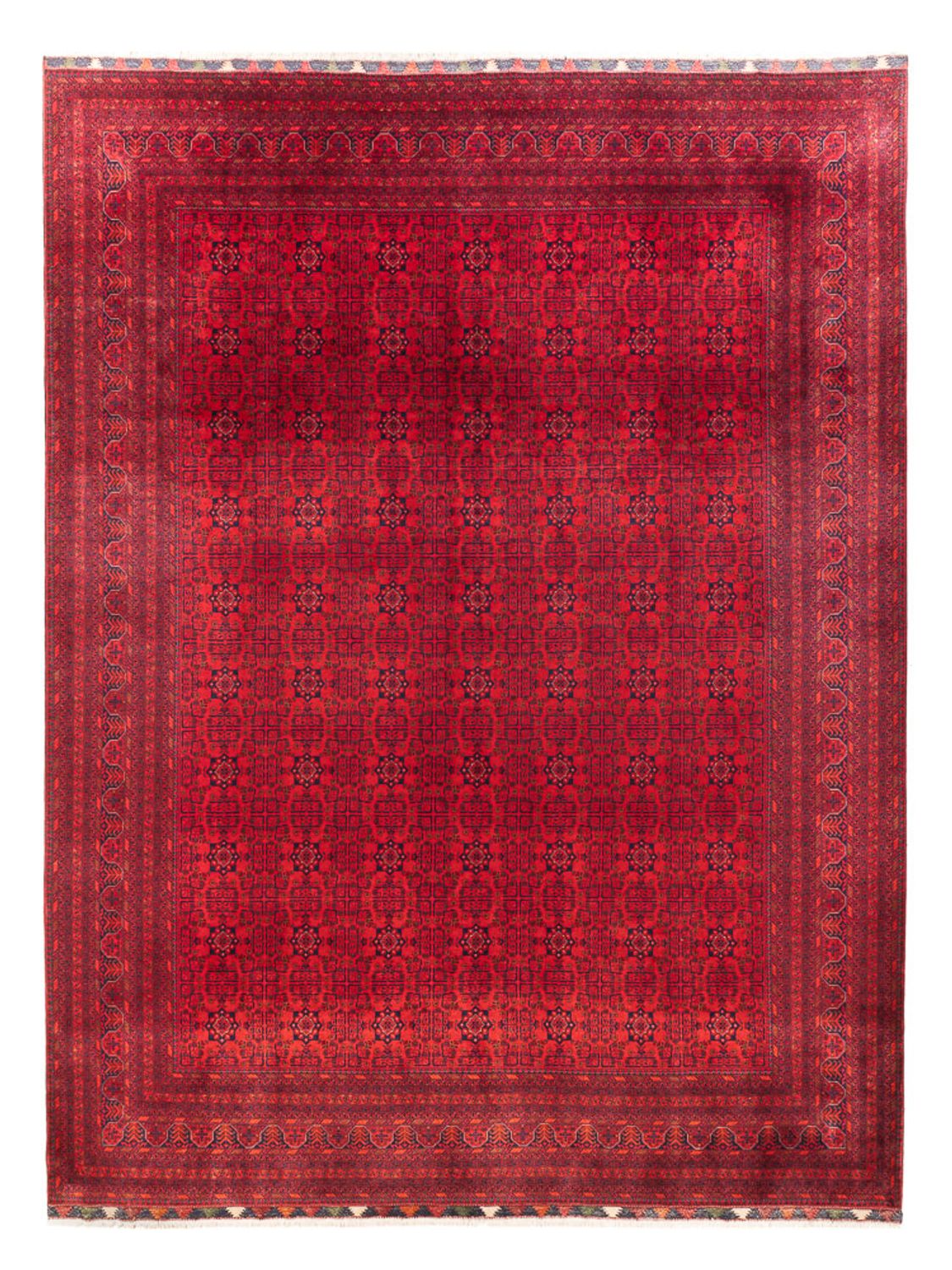 Afghaans tapijt - 401 x 303 cm - rood