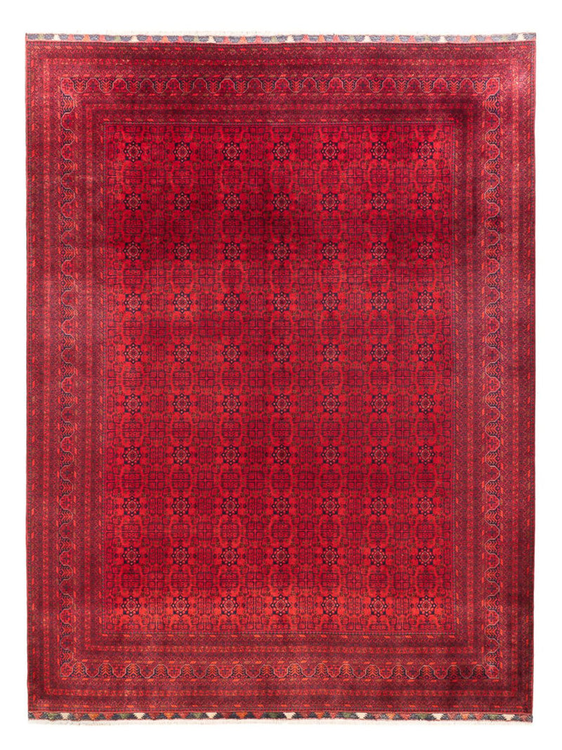 Afghaans tapijt - 401 x 303 cm - rood