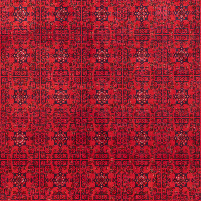 Afghaans tapijt - 401 x 303 cm - rood