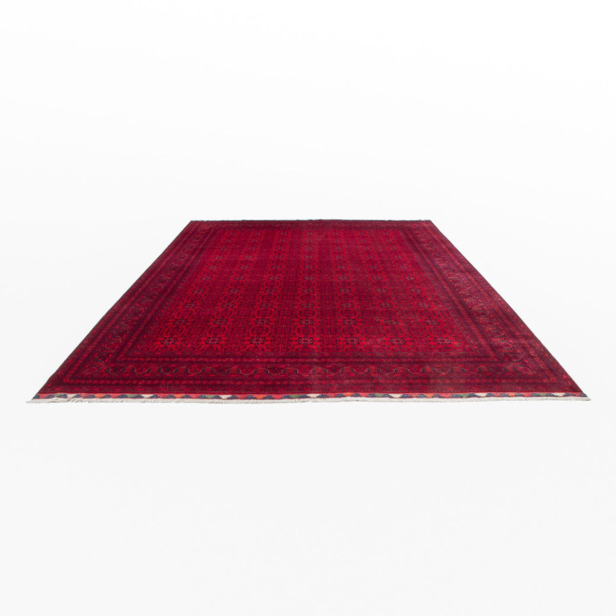 Afghaans tapijt - 401 x 303 cm - rood