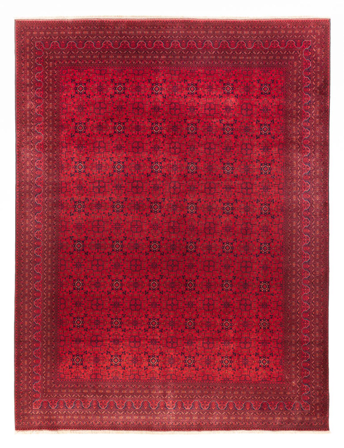 Afghaans tapijt - Koninklijke - 390 x 292 cm - rood