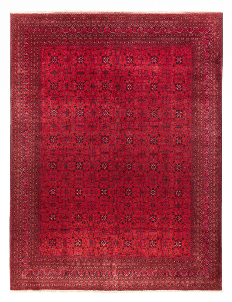 Afghaans tapijt - Koninklijke - 390 x 292 cm - rood