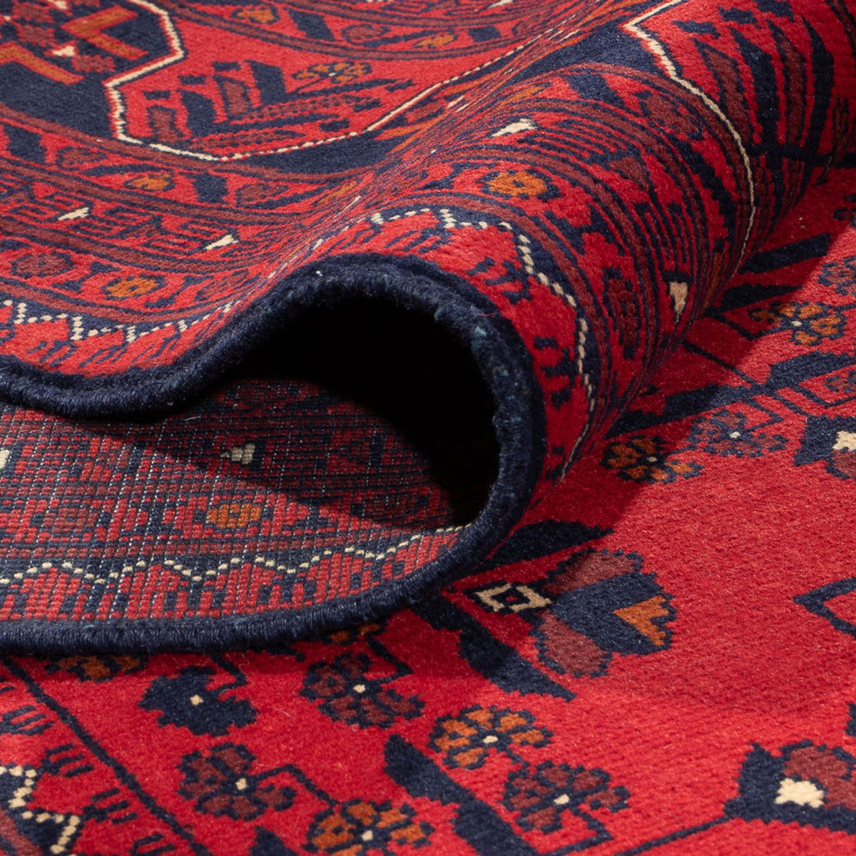 Afghaans tapijt - Kunduz - 382 x 309 cm - rood