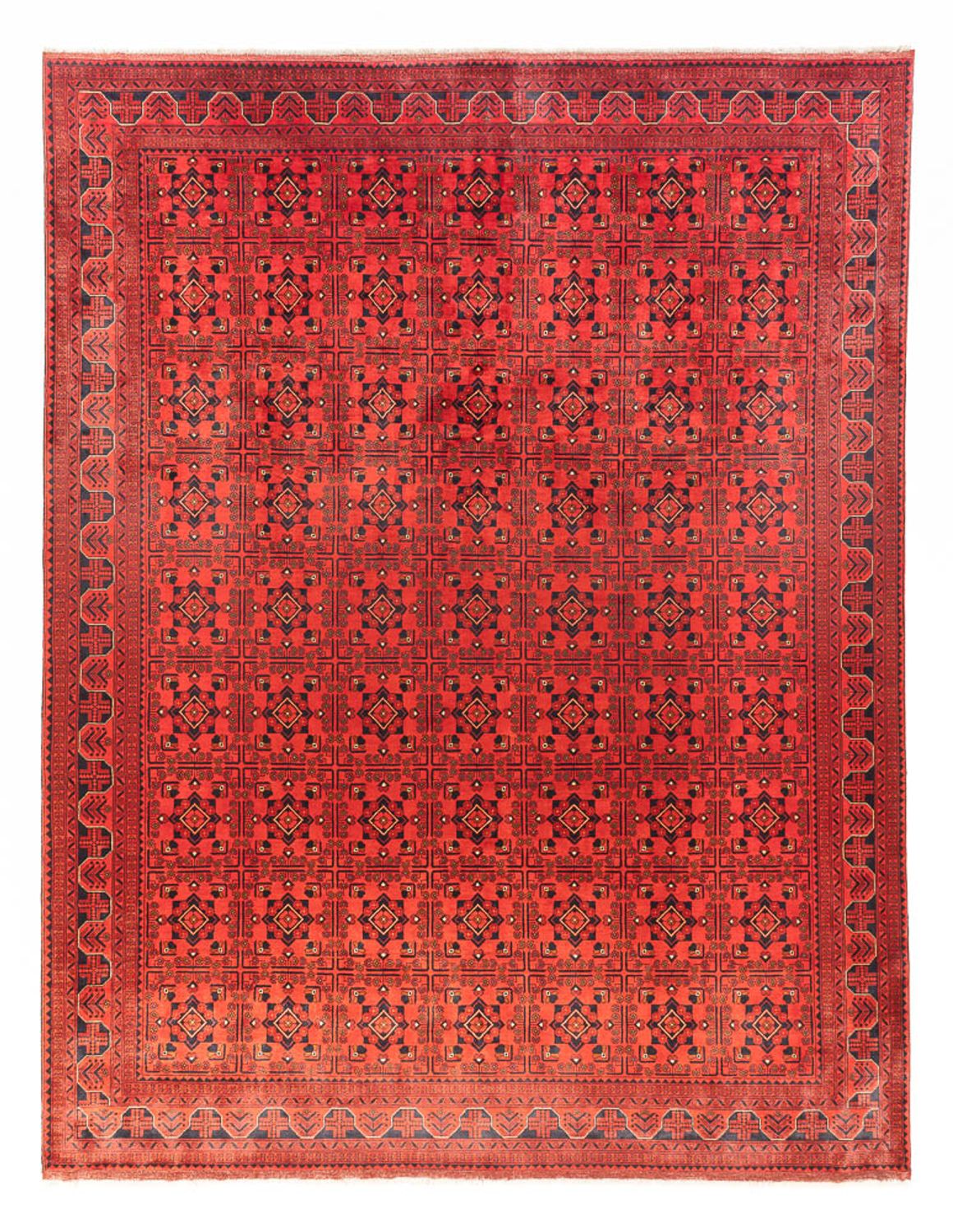 Afghaans tapijt - Kunduz - 391 x 295 cm - rood