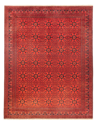 Afghaans tapijt - Kunduz - 394 x 299 cm - rood