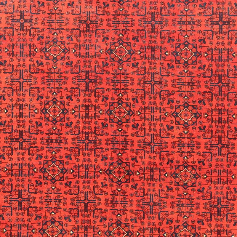 Afghaans tapijt - Kunduz - 393 x 300 cm - rood