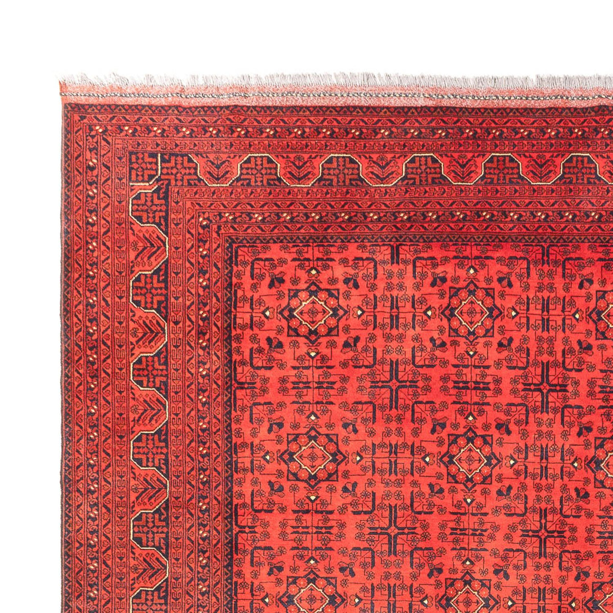 Afghaans tapijt - Kunduz - 393 x 300 cm - rood