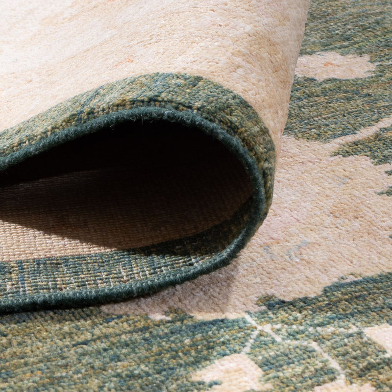 Ziegler tapijt - 360 x 278 cm - olijfgroen