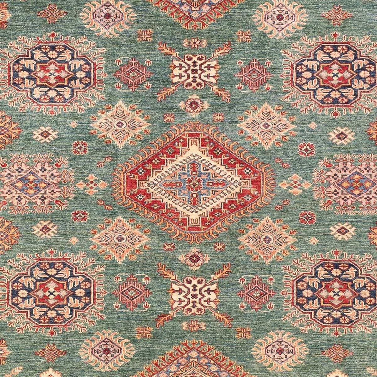 Ziegler Tapijt - Kazak - 366 x 276 cm - mintgroen