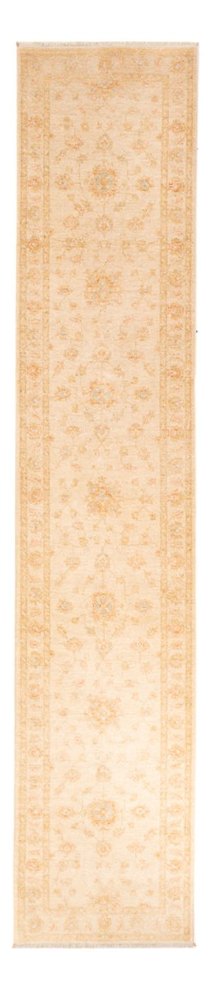 Loper Ziegler tapijt - 396 x 80 cm - beige