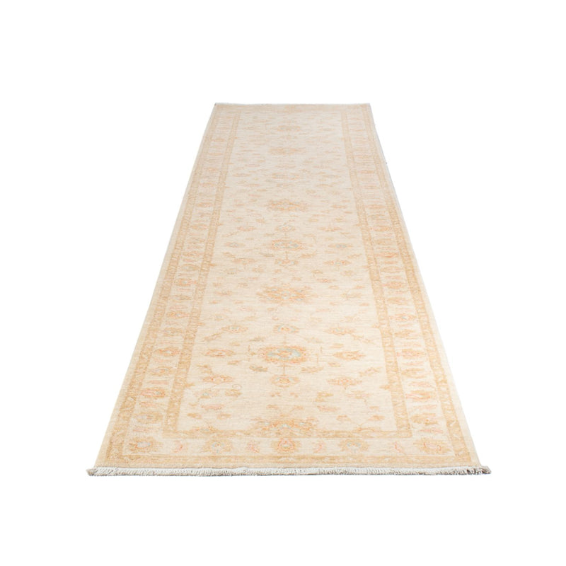 Loper Ziegler tapijt - 396 x 80 cm - beige