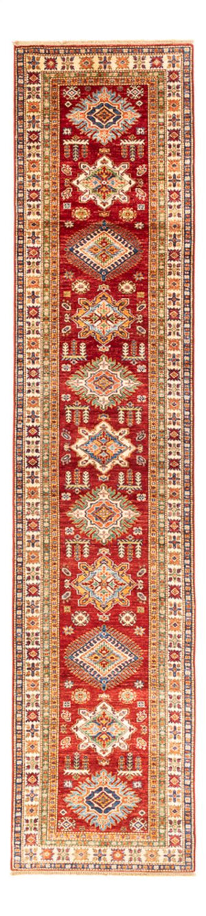 Loper Ziegler Tapijt - Kazak - 395 x 87 cm - rood