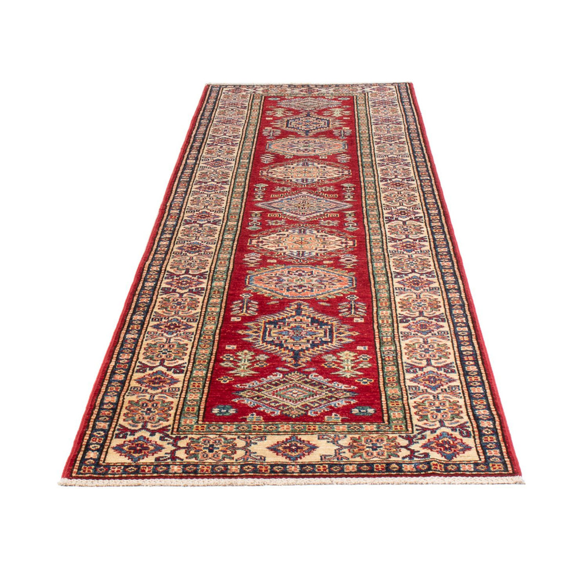 Loper Ziegler Tapijt - Kazak - 292 x 81 cm - rood