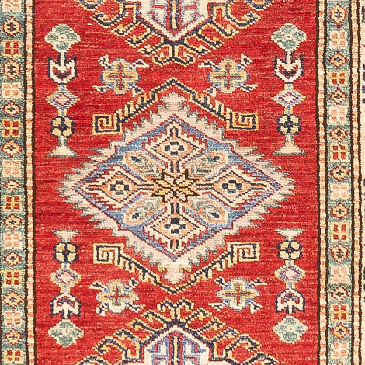 Loper Ziegler Tapijt - Kazak - 298 x 82 cm - rood