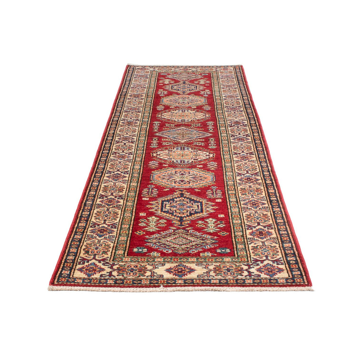 Loper Ziegler Tapijt - Kazak - 298 x 82 cm - rood