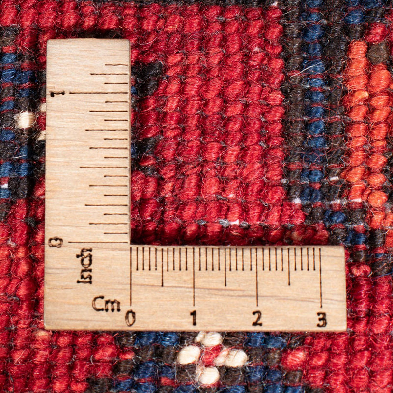 Loper Afghaans tapijt - 390 x 82 cm - rood