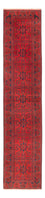 Loper Afghaans tapijt - Kunduz - 390 x 80 cm - rood