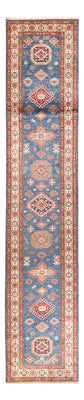 Loper Ziegler Tapijt - Kazak - 404 x 87 cm - blauw