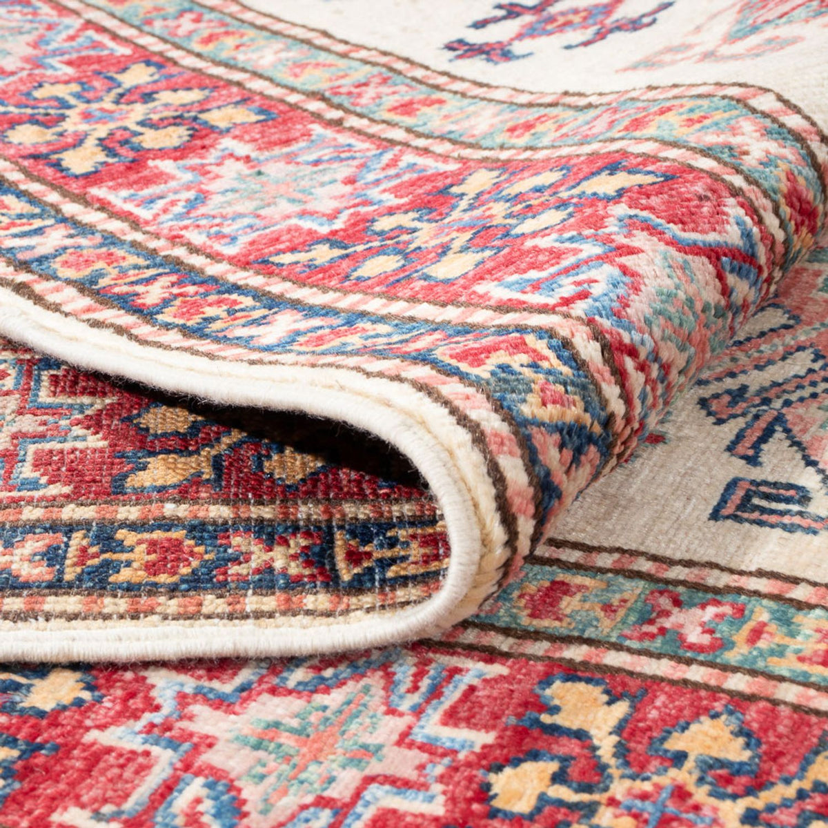 Loper Ziegler Tapijt - Kazak - 296 x 80 cm - beige