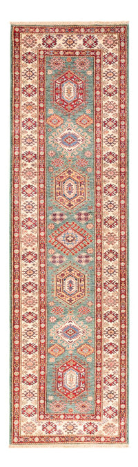 Loper Ziegler Tapijt - Kazak - 294 x 84 cm - turkoois