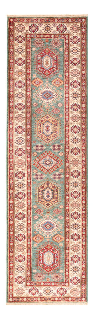 Loper Ziegler Tapijt - Kazak - 294 x 84 cm - turkoois