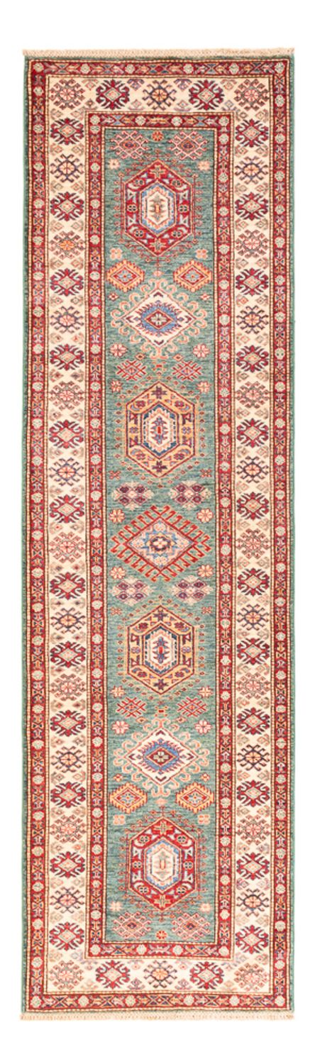 Loper Ziegler Tapijt - Kazak - 294 x 84 cm - turkoois