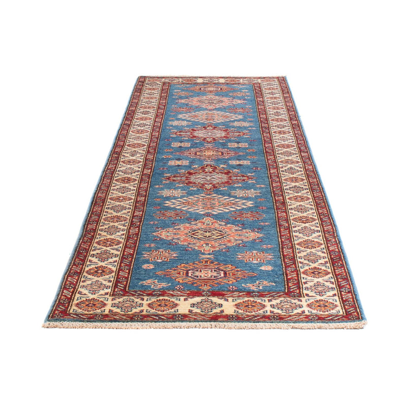 Loper Ziegler Tapijt - Kazak - 299 x 85 cm - blauw