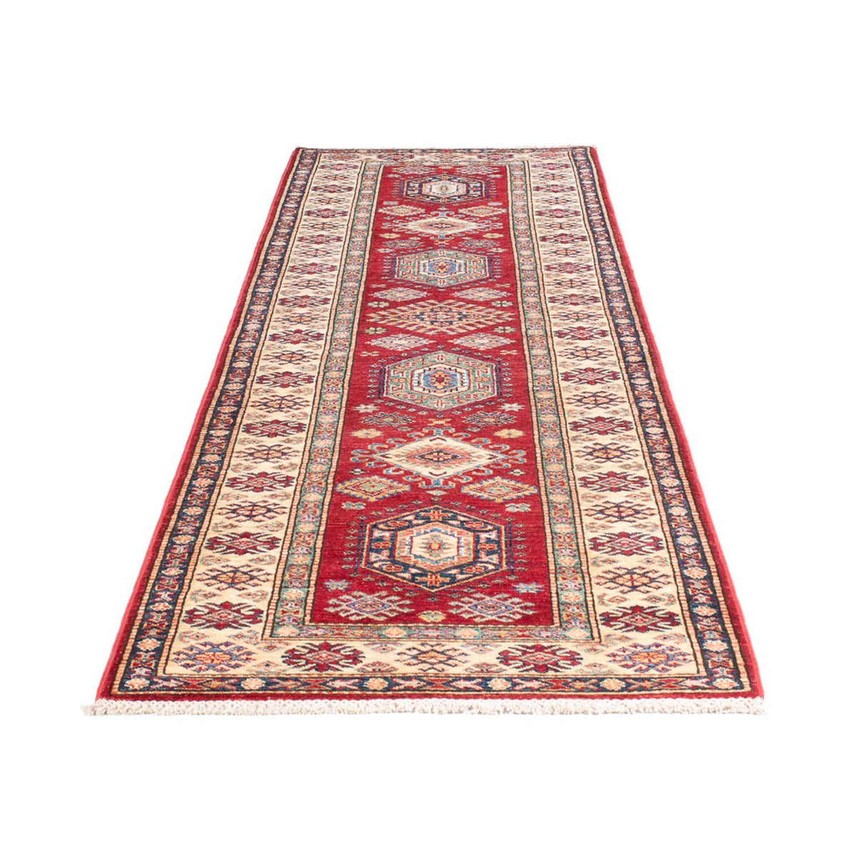 Loper Ziegler Tapijt - Kazak - 300 x 80 cm - rood