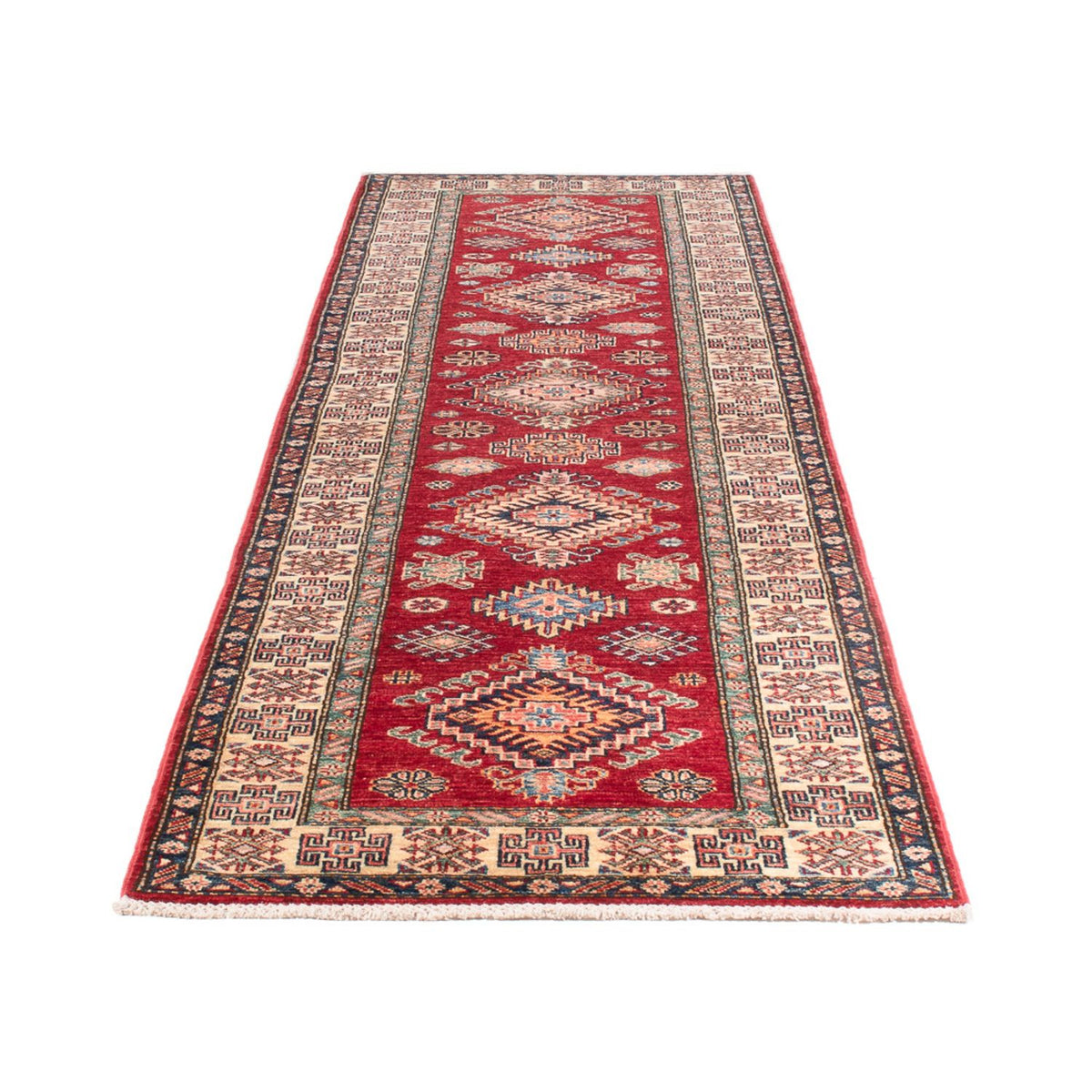 Loper Ziegler Tapijt - Kazak - 302 x 80 cm - rood