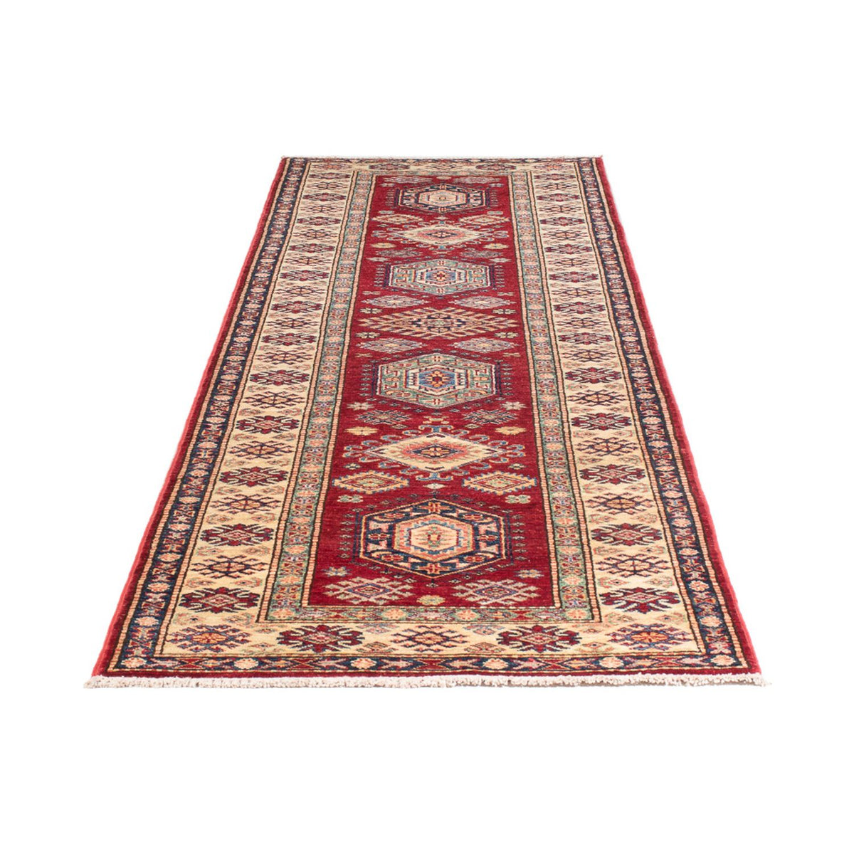 Loper Ziegler Tapijt - Kazak - 304 x 80 cm - rood
