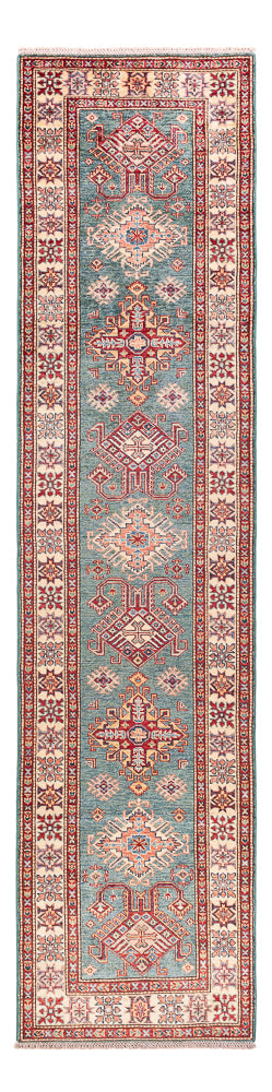 Loper Ziegler Tapijt - Kazak - 327 x 78 cm - lichtgroen
