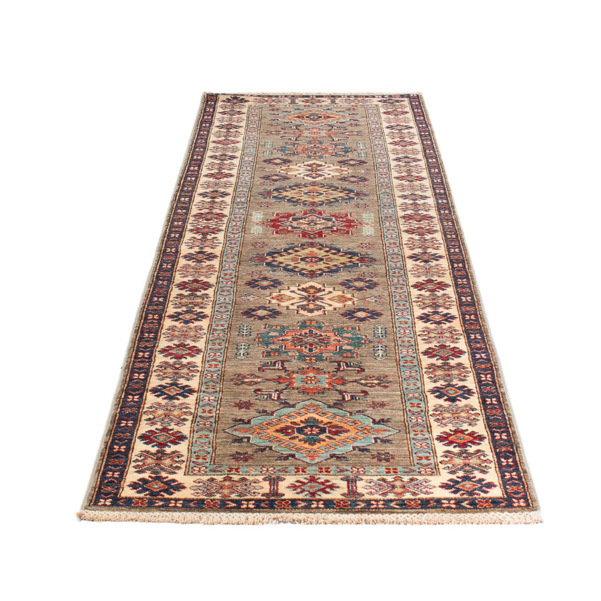 Loper Ziegler Tapijt - Kazak - 316 x 80 cm - zand