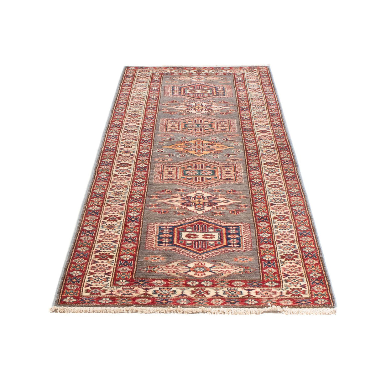 Loper Ziegler Tapijt - Kazak - 294 x 78 cm - donker beige