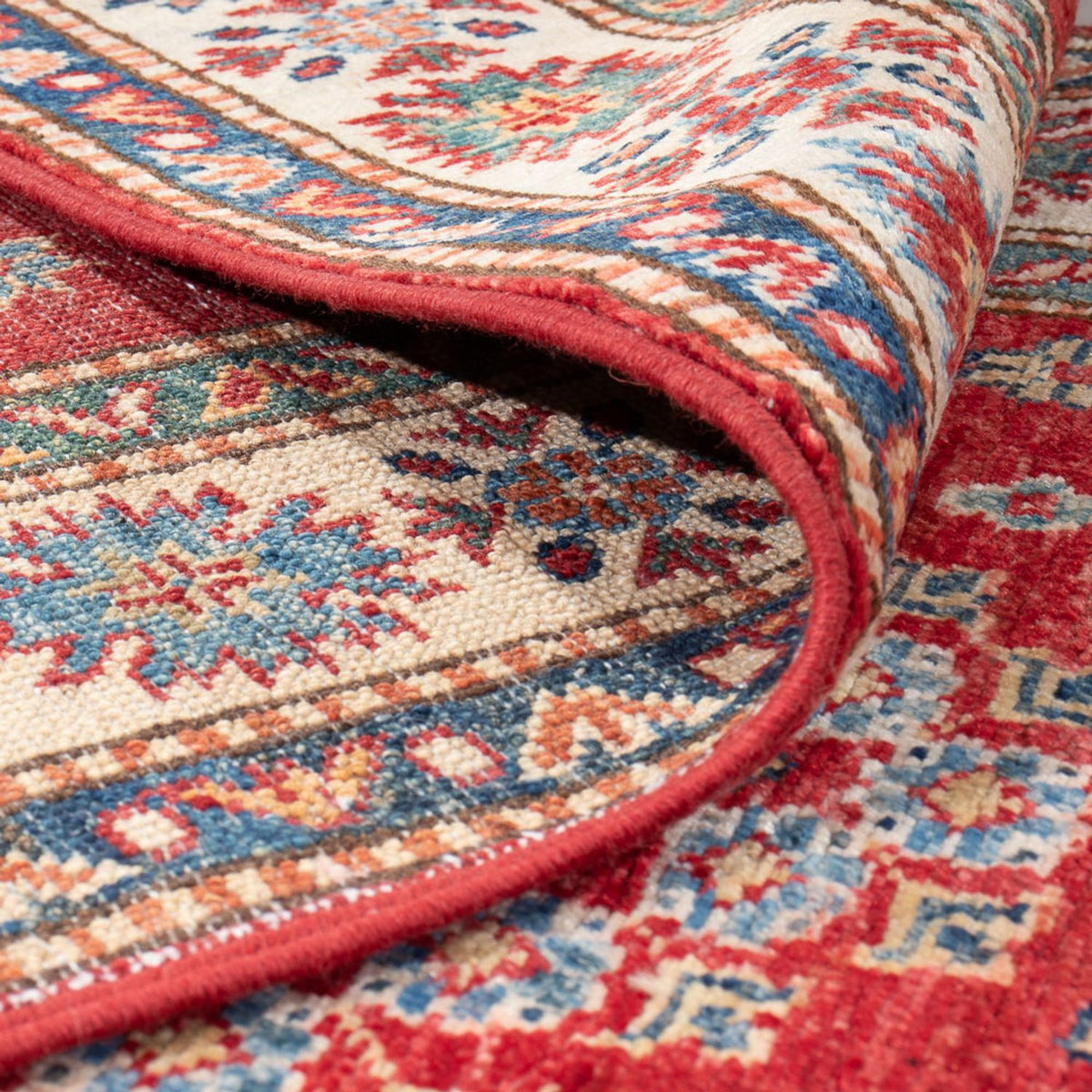 Loper Ziegler Tapijt - Kazak - 302 x 79 cm - rood