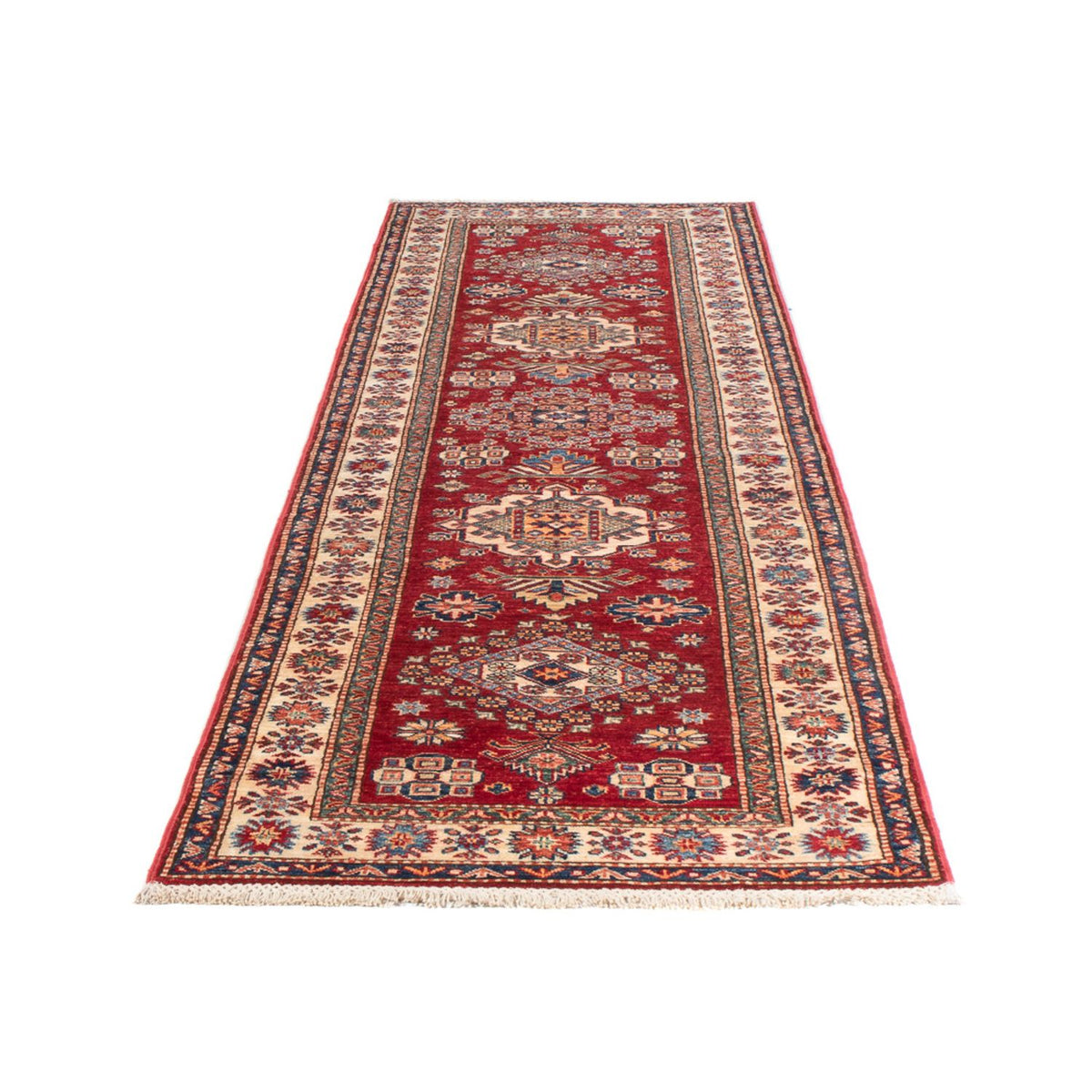 Loper Ziegler Tapijt - Kazak - 302 x 79 cm - rood