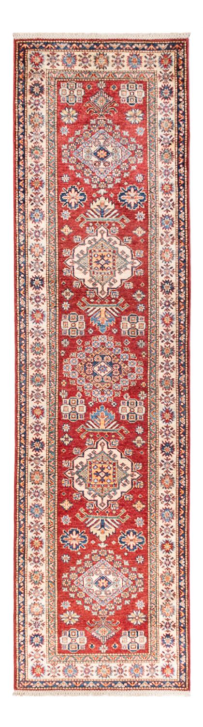 Loper Ziegler Tapijt - Kazak - 302 x 80 cm - rood
