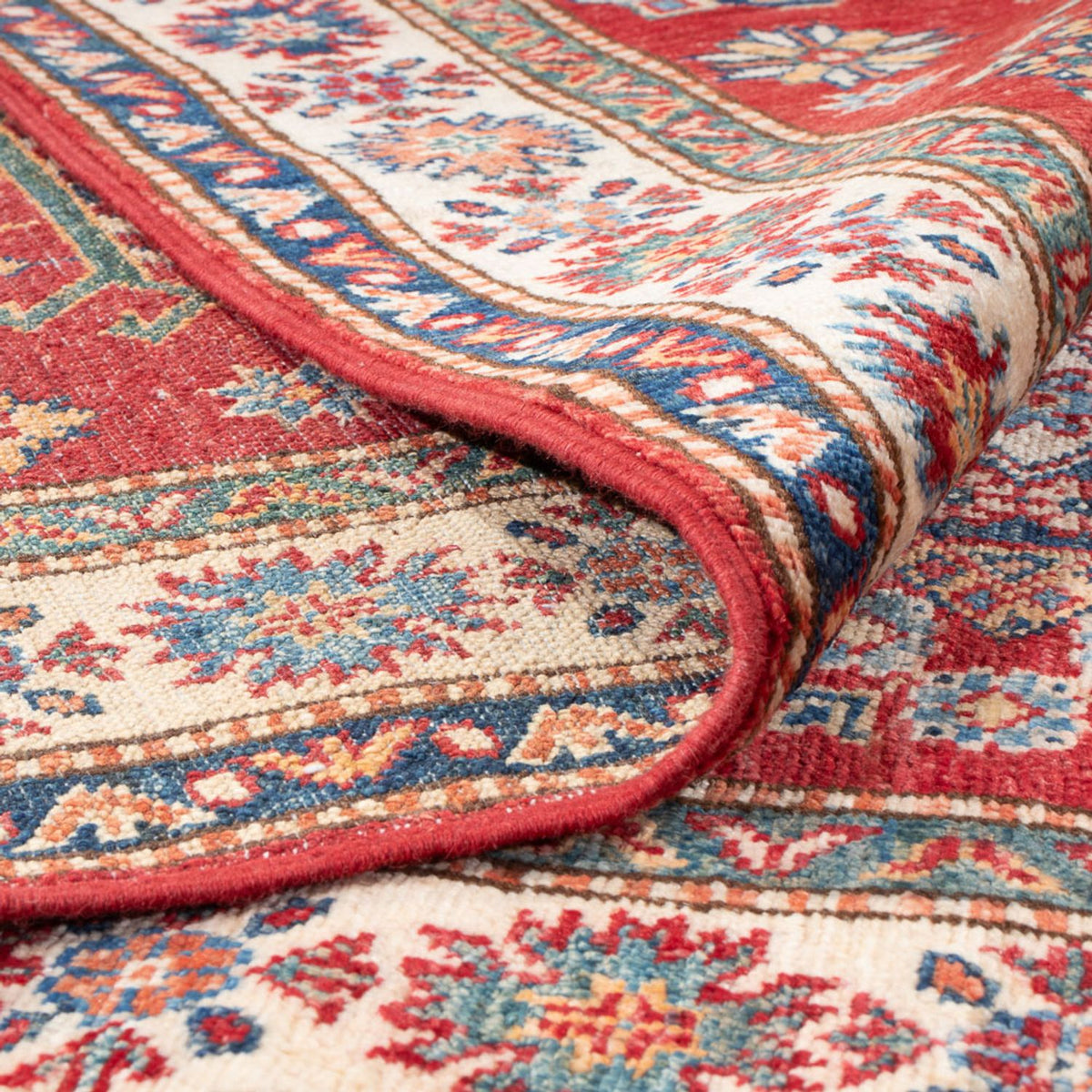 Loper Ziegler Tapijt - Kazak - 302 x 80 cm - rood