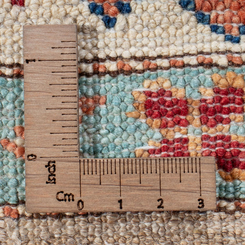 Loper Ziegler Tapijt - Kazak - 317 x 81 cm - lichtgrijs