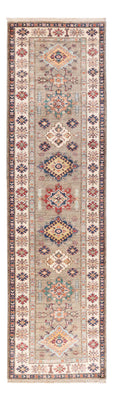 Loper Ziegler Tapijt - Kazak - 305 x 83 cm - lichtgrijs