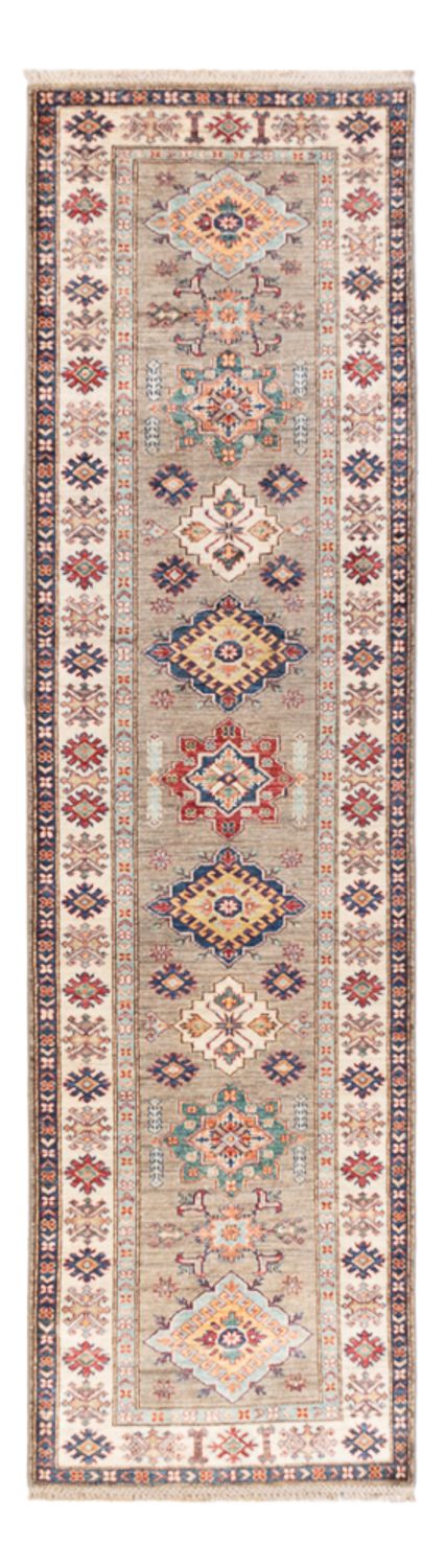 Loper Ziegler Tapijt - Kazak - 305 x 83 cm - lichtgrijs