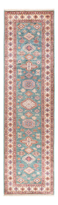 Loper Ziegler Tapijt - Kazak - 303 x 80 cm - turkoois