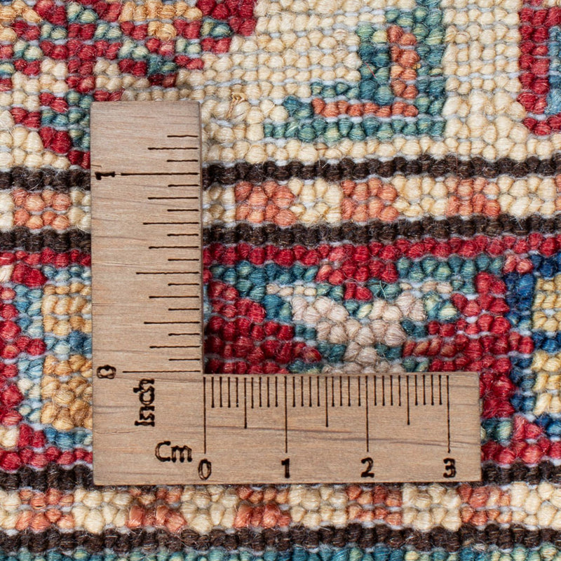 Loper Ziegler Tapijt - Kazak - 303 x 80 cm - turkoois