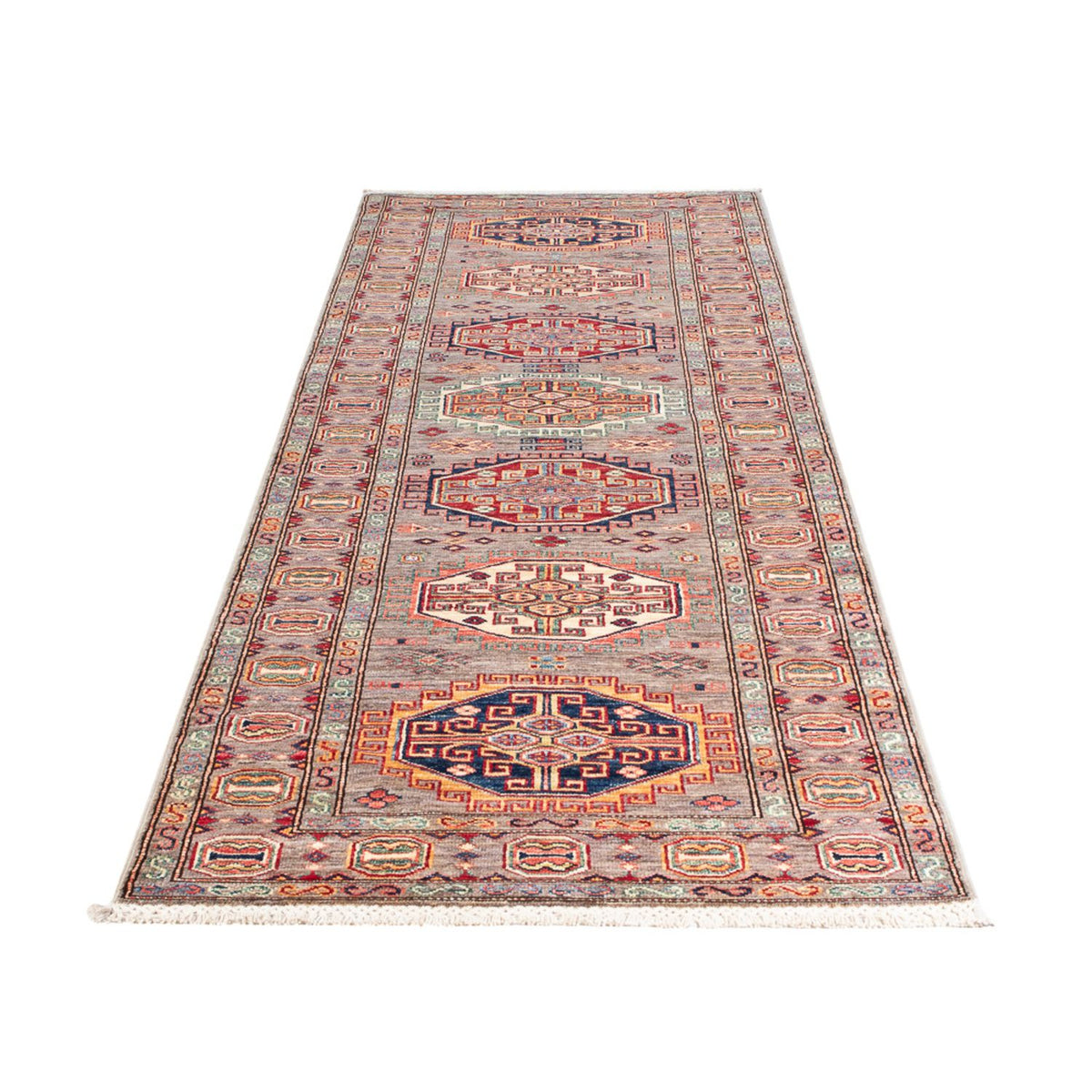 Loper Ziegler Tapijt - Kazak - 303 x 84 cm - zalm