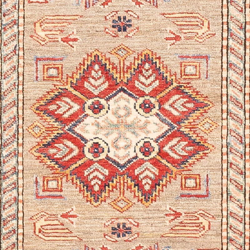 Loper Ziegler Tapijt - Kazak - 293 x 81 cm - donker beige