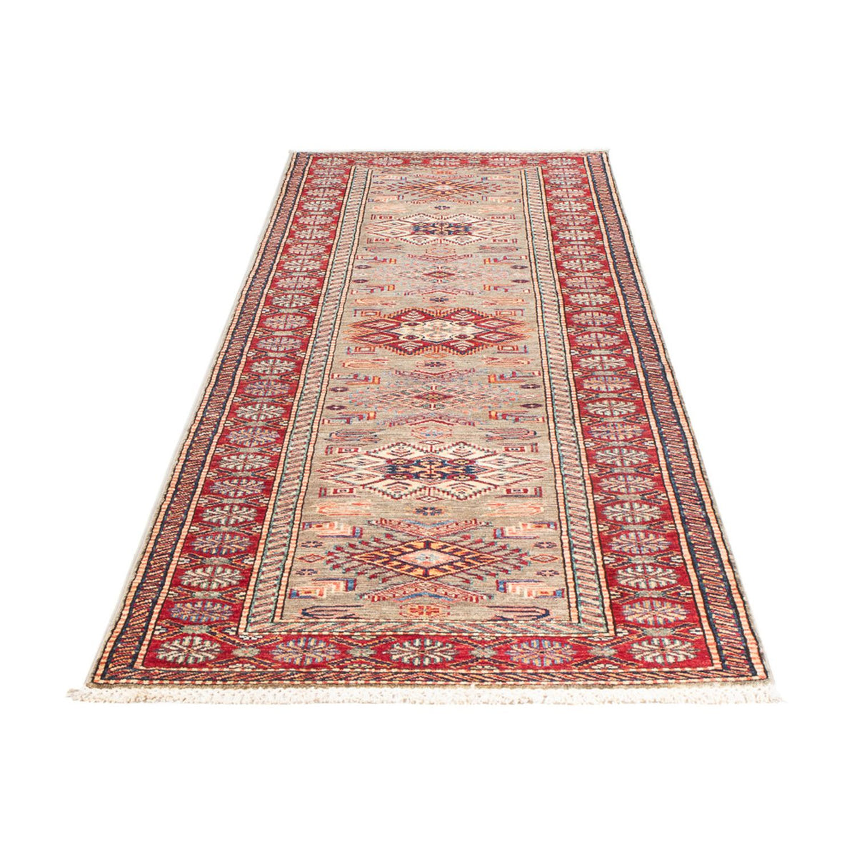 Loper Ziegler Tapijt - Kazak - 293 x 81 cm - donker beige