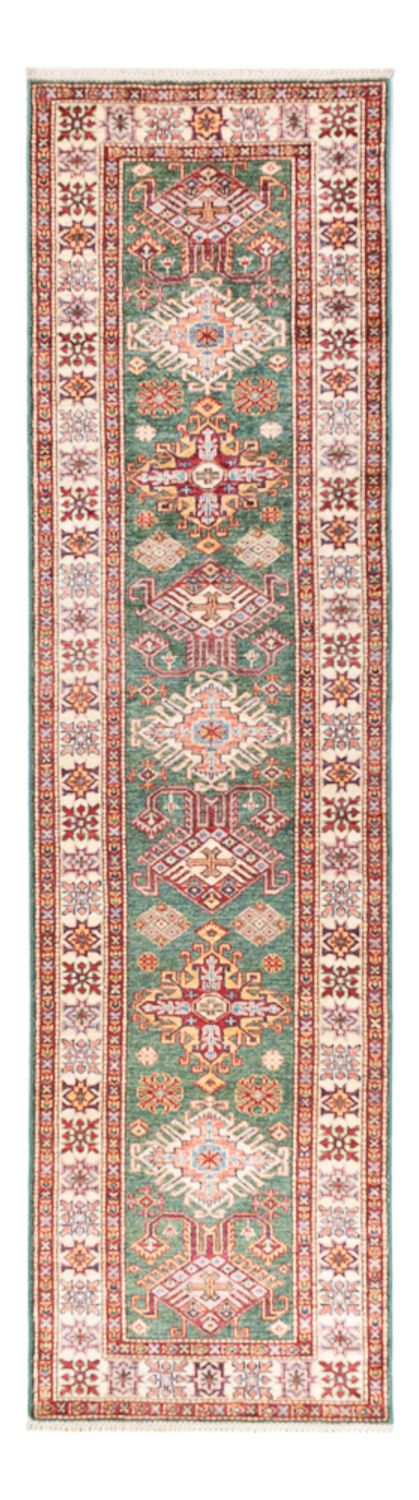 Loper Ziegler Tapijt - Kazak - 297 x 80 cm - groen
