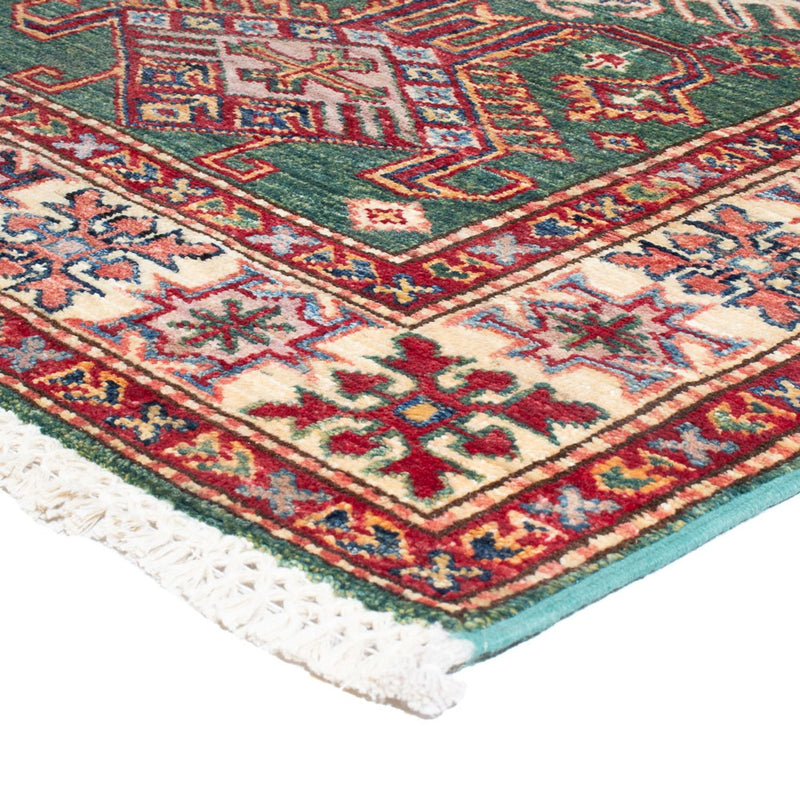 Loper Ziegler Tapijt - Kazak - 297 x 80 cm - groen