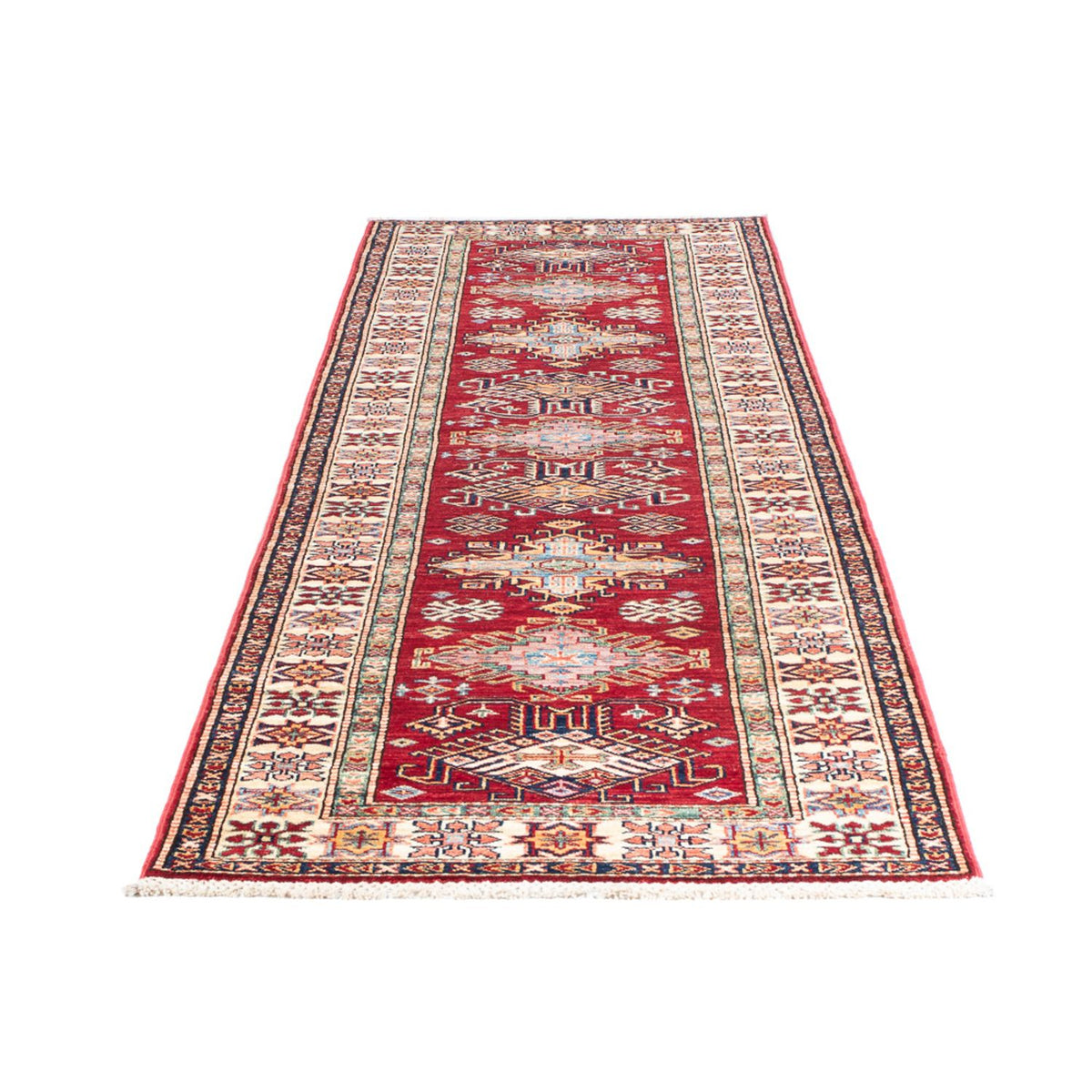 Loper Ziegler Tapijt - Kazak - 305 x 82 cm - rood