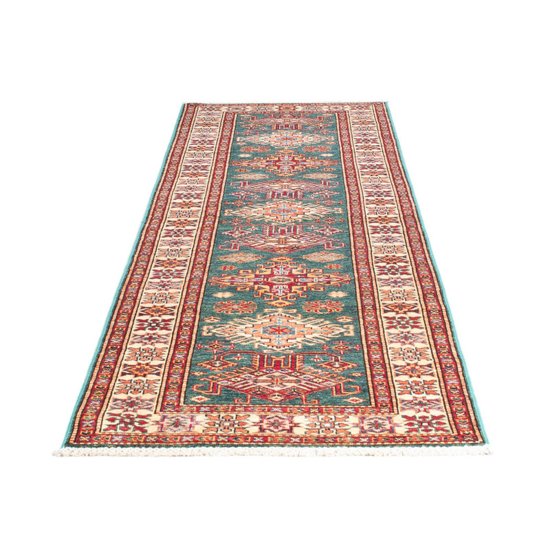 Loper Ziegler Tapijt - Kazak - 297 x 78 cm - groen