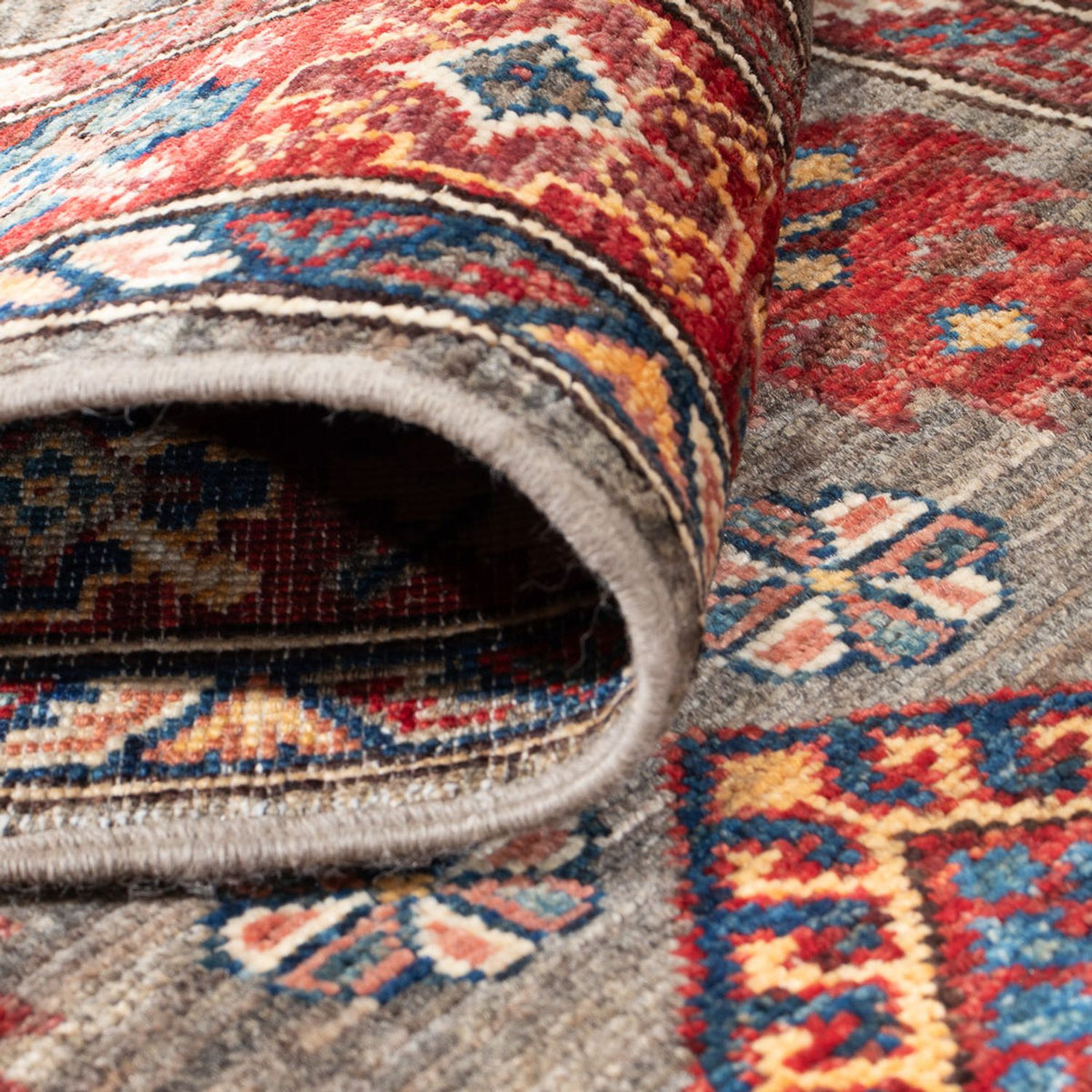 Loper Ziegler Tapijt - Kazak - 319 x 77 cm - veelkleurig